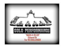 Load image into Gallery viewer, MACH-X-V6-CH Cat Back Exhaust 2009-2014 Dodge Challenger 3.5L/3.6L - Black Ops Auto Works