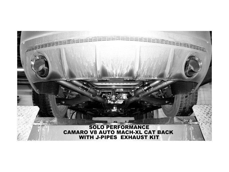 MACH-XL with J-Pipes CAT Back Exhaust Camaro L99 Automatic 2010-2015 - Black Ops Auto Works