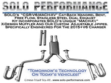 Load image into Gallery viewer, MACH-XV Catback Exhaust Kit 2015-2022 Dodge Charger Chrysler 300 SXT V6 - Black Ops Auto Works