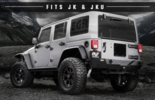 Load image into Gallery viewer, MagnaFlow 07-17 Jeep Wrangler JK 3.8/3.6L Dual Split Rear Exit Black Axle-Back Exhaust - Black Ops Auto Works