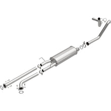 Load image into Gallery viewer, Rear view of MagnaFlow polished dual tips on Tundra exhaust