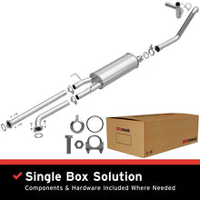 Load image into Gallery viewer, MagnaFlow mandrel-bent stainless piping on Tundra