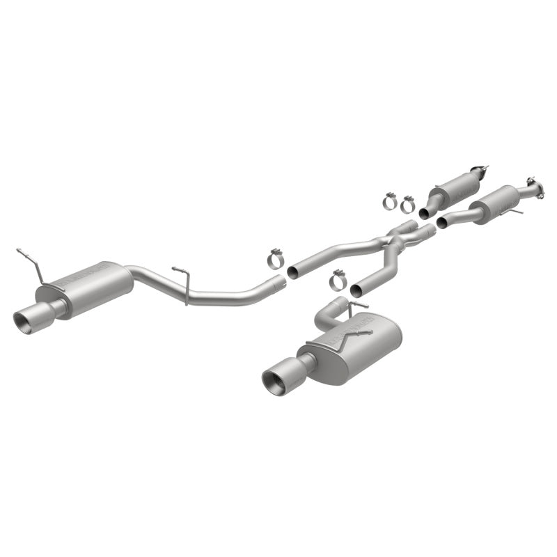 MagnaFlow 11-12 Dodge Durango V8 5.7L Dual Split Rear Exit Stainless Cat Back Performance Exhaust - Black Ops Auto Works