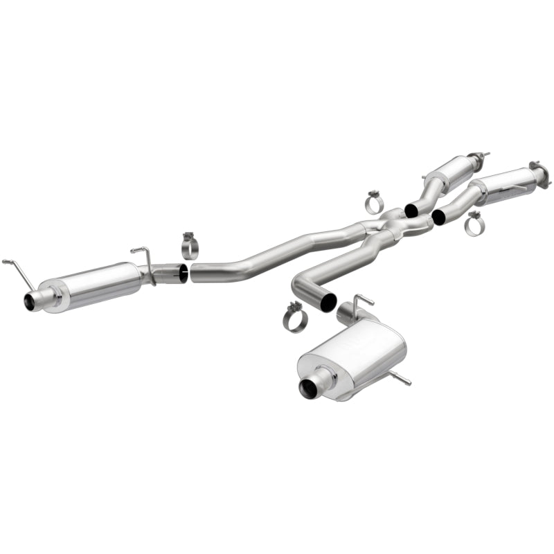 MagnaFlow 12 Jeep Grand Cherokee V8 6.4L Dual Split Rear Exit Stainless Cat Back Performance Exhaust - Black Ops Auto Works