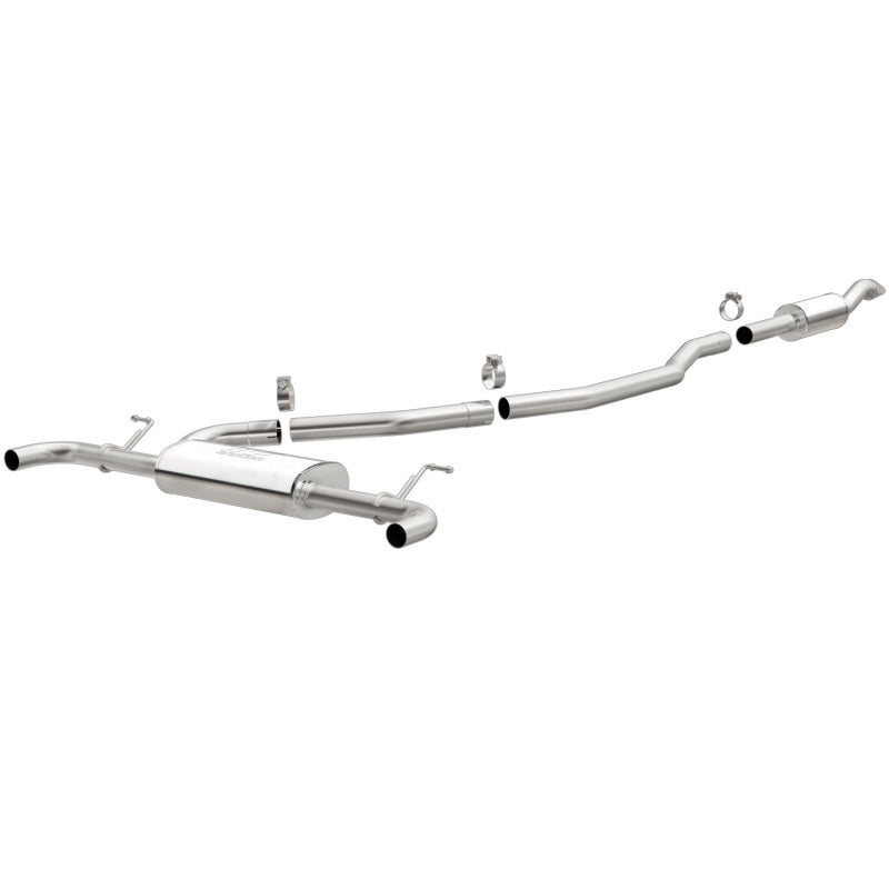 MagnaFlow 13-15 Lincoln MKZ L4 2.0L Turbo Stainless Cat Back Performance Exhaust Dual Split Rear - Black Ops Auto Works