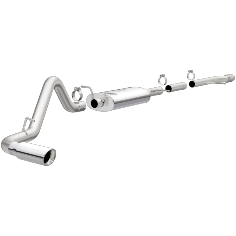Magnaflow 14 Chevy Silverado V8 5.3L CC/EC Cab Single P/S Rear Exit Stainless Cat Back Perf Exhaust - Black Ops Auto Works