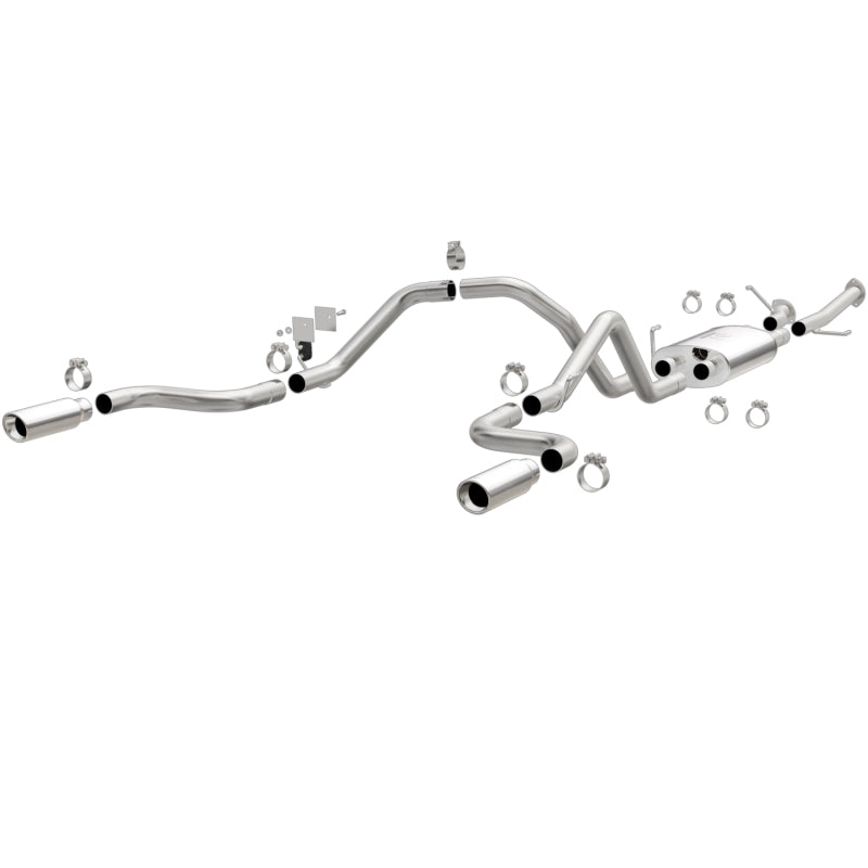 MagnaFlow 14 Toyota Tundra V8 4.6L/5.7L Stainless Cat Back Exhaust Dual Split Rear Exit - Black Ops Auto Works