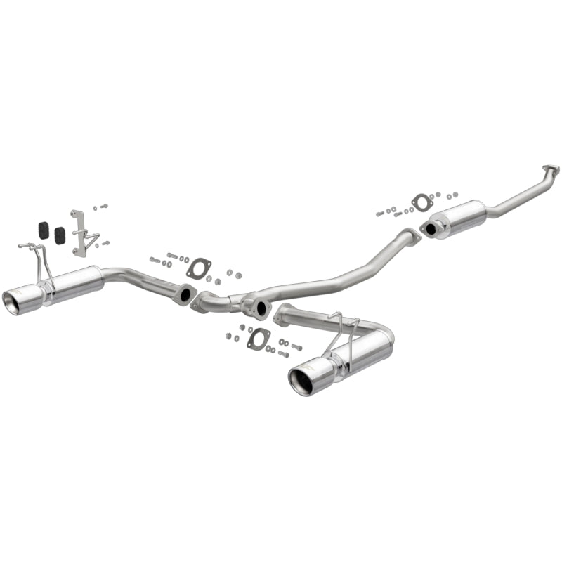 MagnaFlow 16-18 Honda Civic L4 2.0L Street Series Cat-Back Exhaust w/ Polished Tips - Black Ops Auto Works