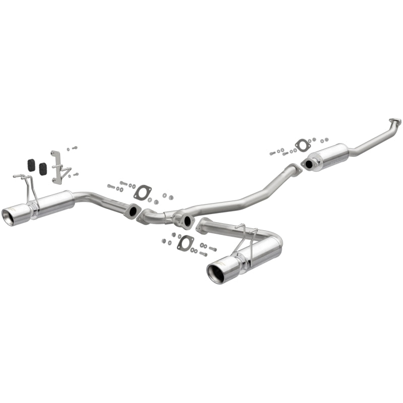 MagnaFlow 16-18 Honda Civic L4 2.0L Street Series Cat-Back Exhaust w/ Polished Tips - Black Ops Auto Works