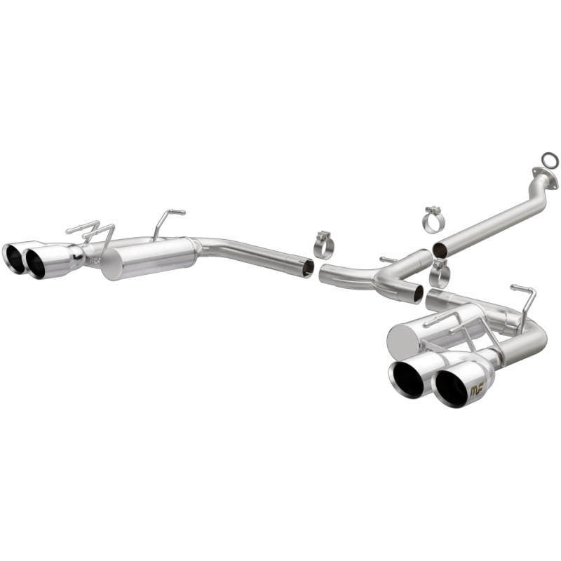 MagnaFlow 18-19 Toyota Camry XSE 2.5L (FWD) Street Series Cat-Back Exhaust w/4in Polished Quad Tips - Black Ops Auto Works