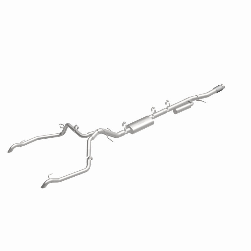 MagnaFlow 19-23 Chevy Silverado 1500 19-23 GMC Sierra 1500 Overland Cat-Back Exhaust - Black Ops Auto Works