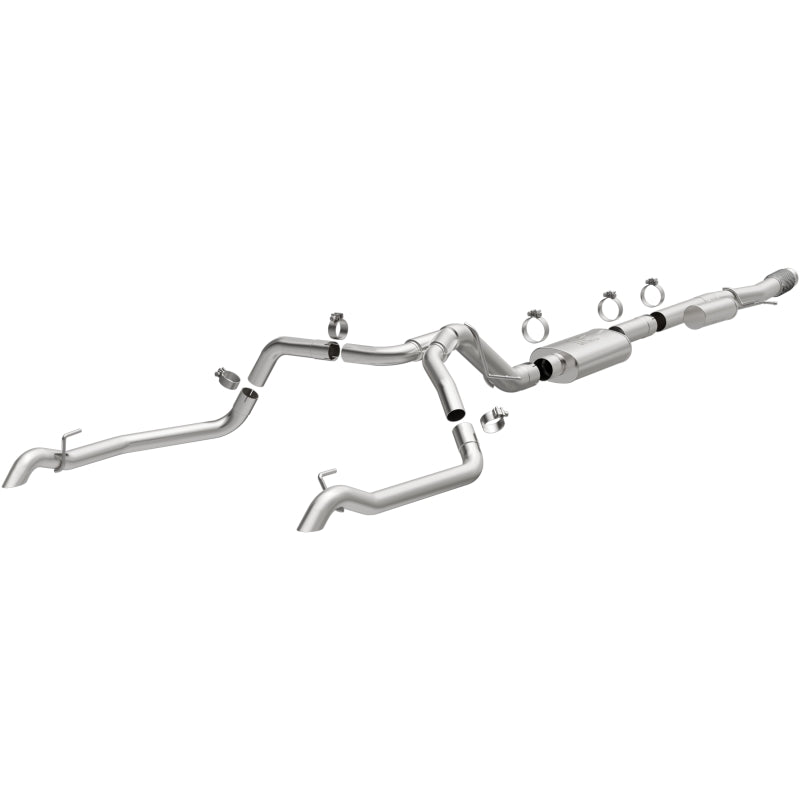 MagnaFlow 19-23 Chevy Silverado 1500 19-23 GMC Sierra 1500 Overland Cat-Back Exhaust - Black Ops Auto Works
