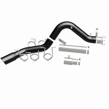 Load image into Gallery viewer, Perforated core muffler and 4 inch mandrel-bent tubing in MagnaFlow 19693 Black Series