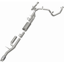 Load image into Gallery viewer, MagnaFlow Overland Series cat-back exhaust system with black ceramic finish for ZR2 AT4X
