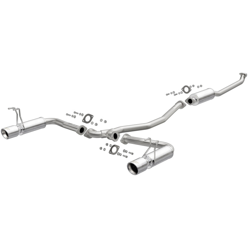MagnaFlow 2016+ Honda Civic L4 1.5L Street Series Cat-Back Exhaust w/ Polished Tips - Black Ops Auto Works