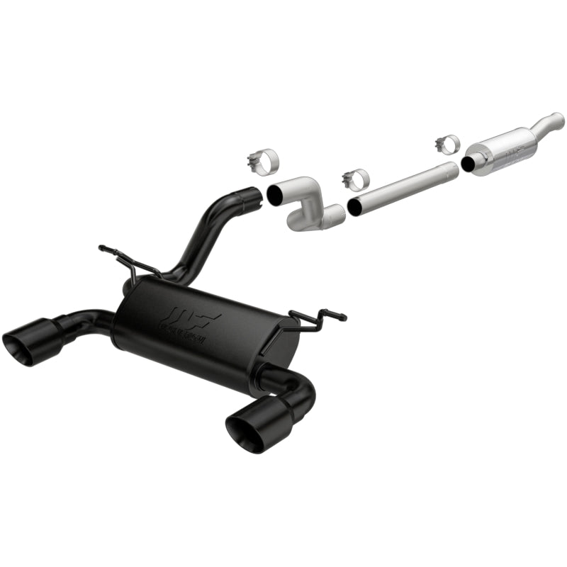 MagnaFlow 2018+ Jeep Wrangler 3.6L 409 SS Dual Split Rear Exit Black Tips Cat-Back Exhaust - Black Ops Auto Works