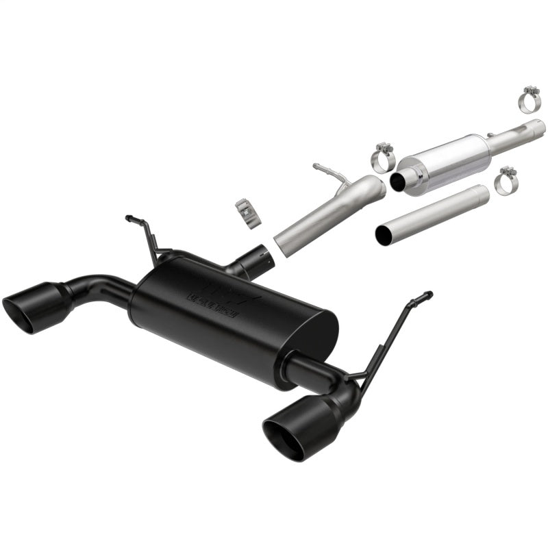 MagnaFlow 2018+ Jeep Wrangler 3.6L 409 SS Dual Split Rear Exit Black Tips Cat-Back Exhaust - Black Ops Auto Works