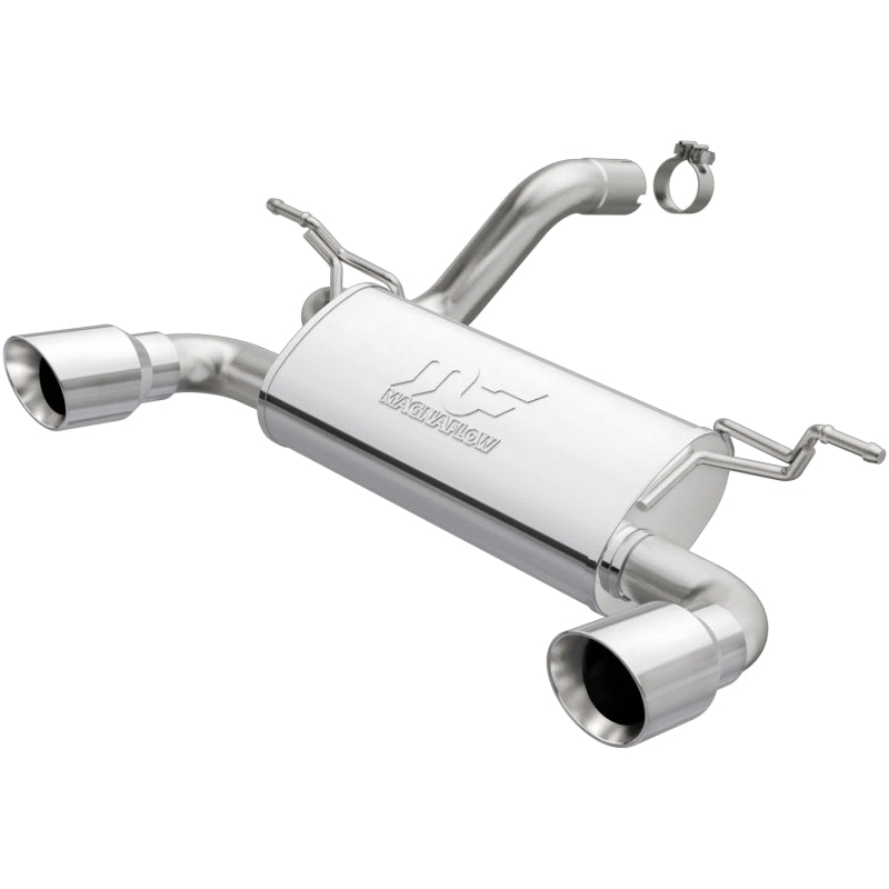 MagnaFlow 2018+ Jeep Wrangler 3.6L Dual Polished Tip Axle-Back Exhaust - Black Ops Auto Works
