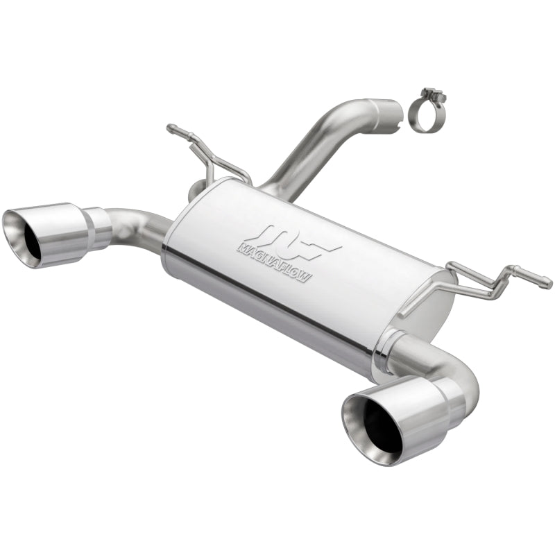 MagnaFlow 2018+ Jeep Wrangler 3.6L Dual Polished Tip Axle-Back Exhaust - Black Ops Auto Works