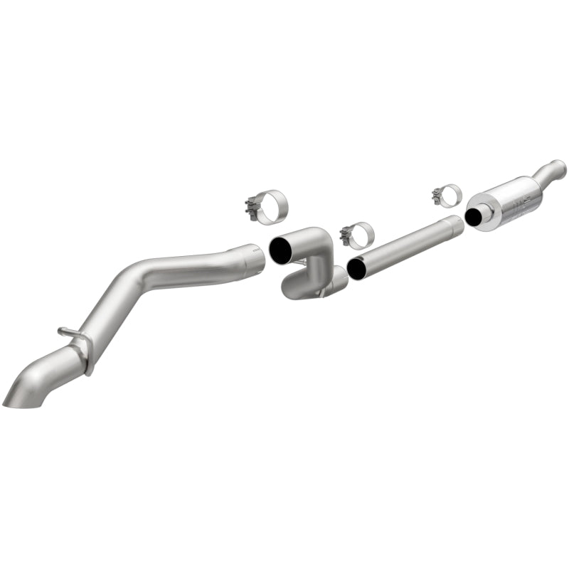 MagnaFlow 2018+ Jeep Wrangler 3.6L SS Driver Side Rear Exit w/o Tip Cat-Back Exhaust - Black Ops Auto Works