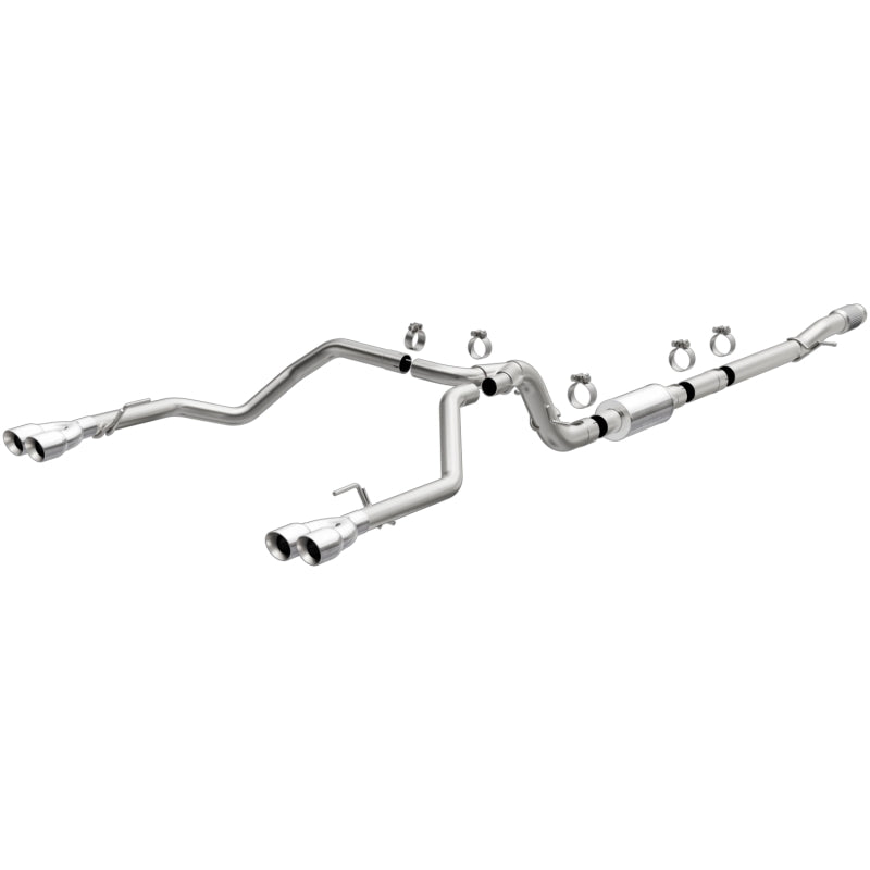 MagnaFlow 2019 Chevrolet Silverado 1500 Quad Exit Polished Stainless Cat-Back Exhaust - Black Ops Auto Works