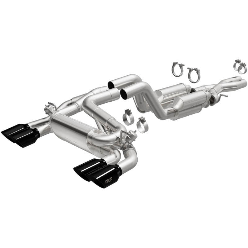 MagnaFlow 21-22 Jeep Wrangler V8 6.4L Street Series Cat-Back Exhaust w/ Black Tips - Black Ops Auto Works