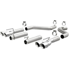 Load image into Gallery viewer, MagnaFlow Axle-Back, SS, 3in, Quad Split Rear 3.5 Tips 2015 Dodge Challenger incl SRT Hellcat - Black Ops Auto Works