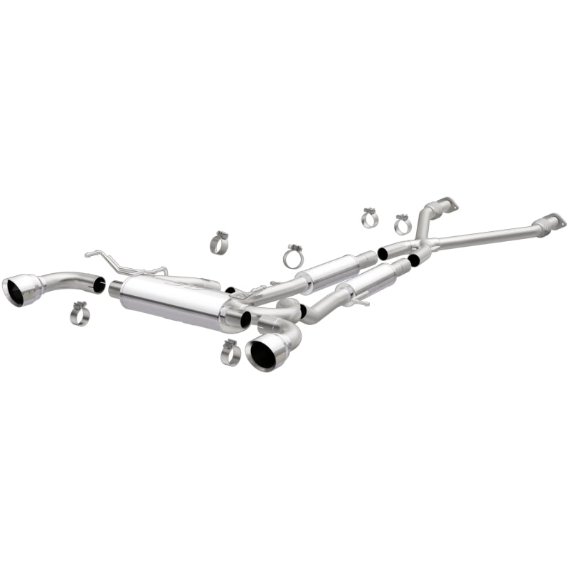 MagnaFlow Cat-Back 09-17 Nissan 370Z V6 3.7L Street Series SS 2.25in Dual Split Rear Exit Exhaust - Black Ops Auto Works