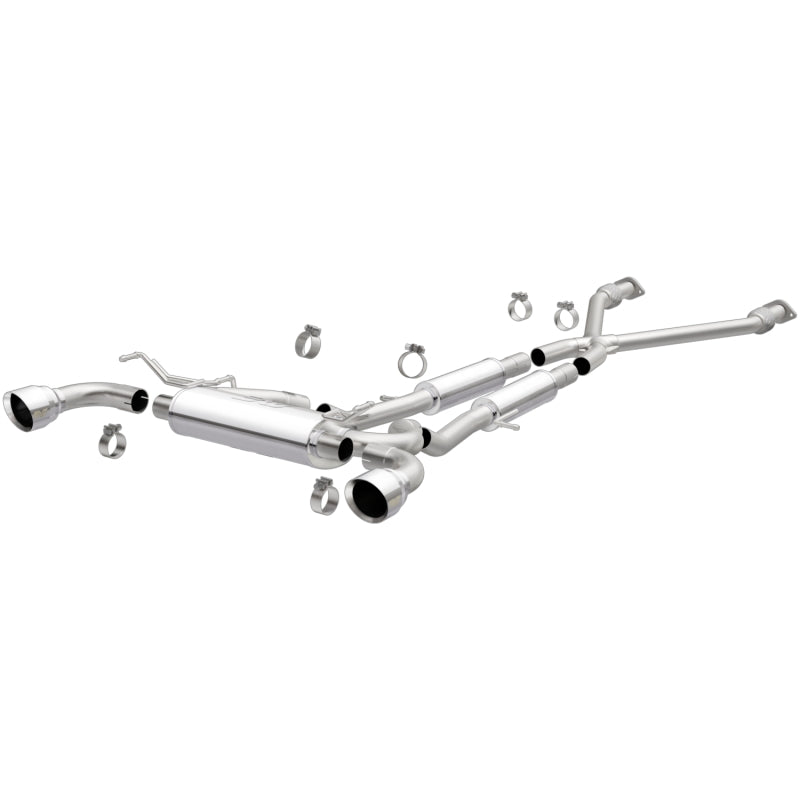 MagnaFlow Cat-Back 09-17 Nissan 370Z V6 3.7L Street Series SS 2.25in Dual Split Rear Exit Exhaust - Black Ops Auto Works