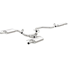 Load image into Gallery viewer, MagnaFlow Cat-Back SS 2.25/2.5in Dual Split Rear Exit Polished 3in Tip 2015 Chev Impala 3.6L V6 - Black Ops Auto Works