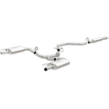 Load image into Gallery viewer, MagnaFlow Cat-Back SS 2.25/2.5in Dual Split Rear Exit Polished 3in Tip 2015 Chev Impala 3.6L V6 - Black Ops Auto Works
