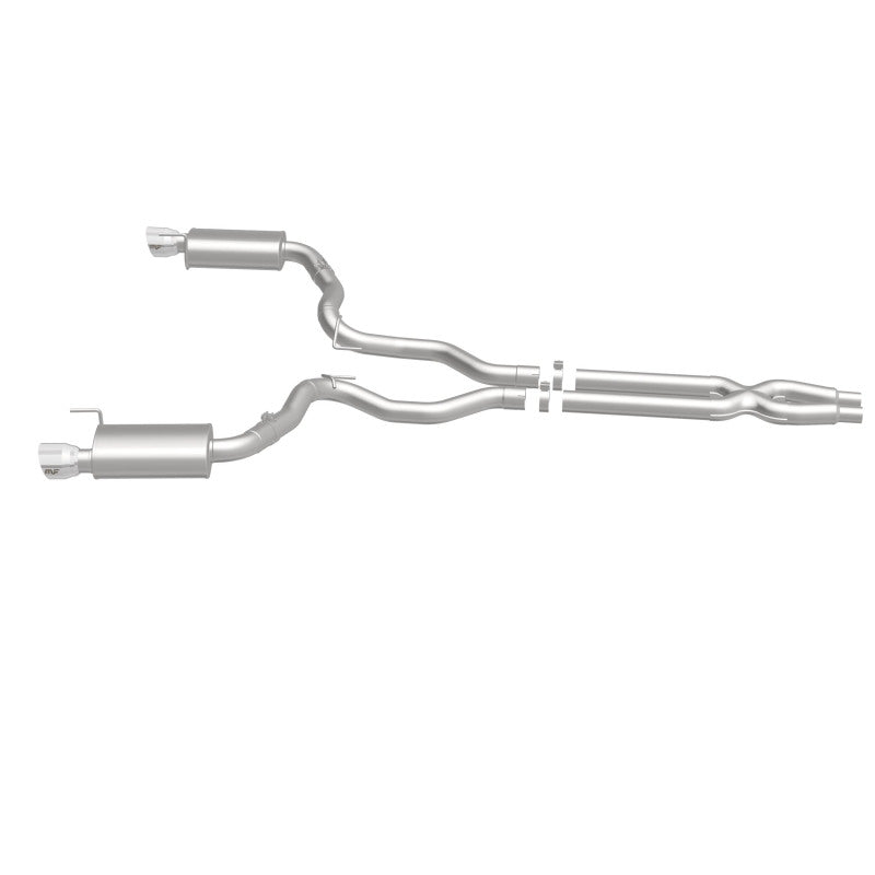 MagnaFlow Cat Back, SS, 3in, Street, Dual Split Polished 4.5in Tips 2015 Ford Mustang GT V8 5.0L - Black Ops Auto Works