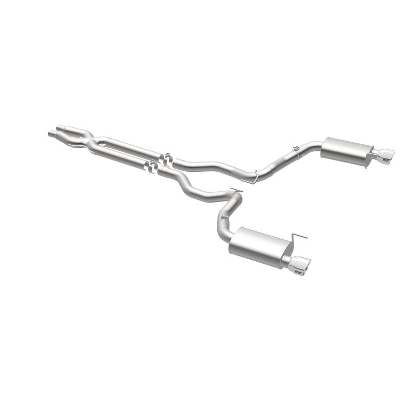 MagnaFlow Cat Back, SS, 3in, Street, Dual Split Polished 4.5in Tips 2015 Ford Mustang GT V8 5.0L - Black Ops Auto Works