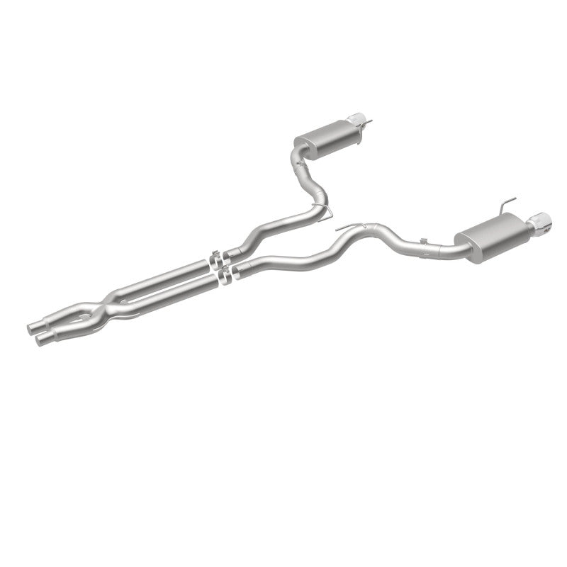 MagnaFlow Cat Back, SS, 3in, Street, Dual Split Polished 4.5in Tips 2015 Ford Mustang GT V8 5.0L - Black Ops Auto Works