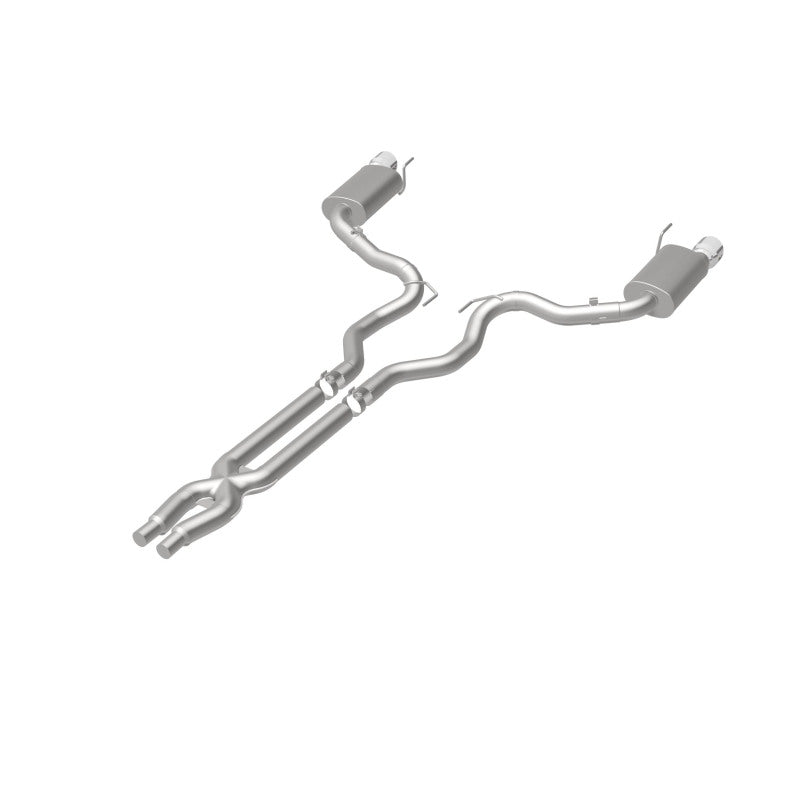 MagnaFlow Cat Back, SS, 3in, Street, Dual Split Polished 4.5in Tips 2015 Ford Mustang GT V8 5.0L - Black Ops Auto Works