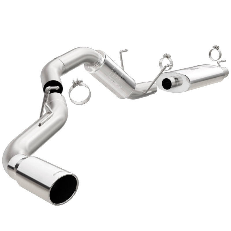 MagnaFlow Cat-Back, SS, 4in, Single Pass Side Rear Exit 5in Tip 14-15 Ram 2500 6.4L V8 CC LB/MC SB - Black Ops Auto Works