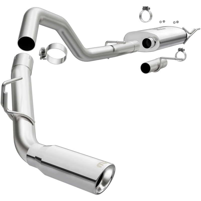 MagnaFlow CatBack 18-19 Ford Expedition V6 3.5L Gas 3in Polished Stainless Exhaust - Black Ops Auto Works