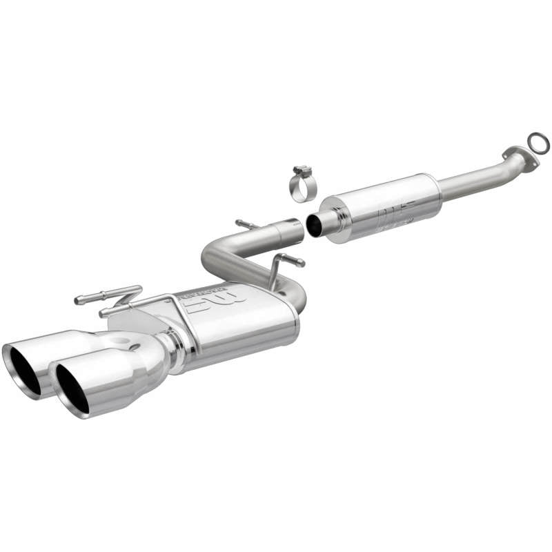 MagnaFlow CatBack 18-19 Toyota Camry SE 2.5L Street Series Single Exit Polished Stainless Exhaust - Black Ops Auto Works