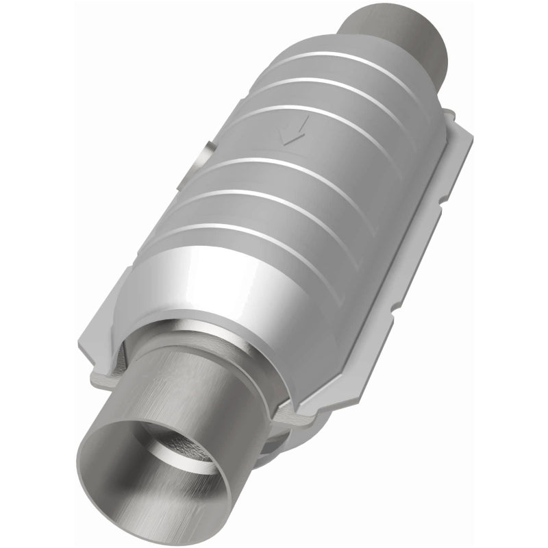 Magnaflow MagnaFlow Conv Univ 2.25in Inlet/Outlet Center/Center Round 11in Body L x 5.125in W x 15in Overall L