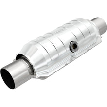 Load image into Gallery viewer, Magnaflow MagnaFlow Conv Univ 2.25in Inlet/Outlet Center/Center Round 11in Body L x 5.125in W x 15in Overall L