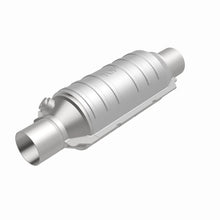 Load image into Gallery viewer, MagnaFlow Conv Univ 2in Inlet/Outlet Center/Center Round 11in Body L x 5.125in W x 15in Overall L-Catalytic Converter Universal-Magnaflow-841380066237-