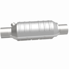 Load image into Gallery viewer, MagnaFlow Conv Univ 2in Inlet/Outlet Center/Center Round 11in Body L x 5.125in W x 15in Overall L-Catalytic Converter Universal-Magnaflow-841380066237-