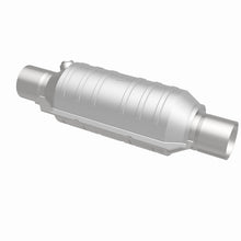 Load image into Gallery viewer, MagnaFlow Conv Univ 2in Inlet/Outlet Center/Center Round 11in Body L x 5.125in W x 15in Overall L-Catalytic Converter Universal-Magnaflow-841380066237-