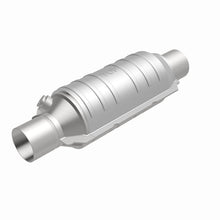 Load image into Gallery viewer, MagnaFlow Conv Univ 2in Inlet/Outlet Center/Center Round 11in Body L x 5.125in W x 15in Overall L-Catalytic Converter Universal-Magnaflow-841380066237-