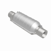 Load image into Gallery viewer, MagnaFlow Conv Univ 2in Inlet/Outlet Center/Center Round 11in Body L x 5.125in W x 15in Overall L-Catalytic Converter Universal-Magnaflow-841380066237-