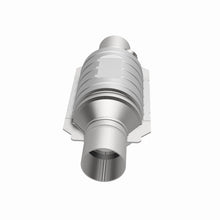 Load image into Gallery viewer, MagnaFlow Conv Univ 2in In/Out Ctr/Ctr Round 9in Body L x 5.125in W x 13in Overall L Single O2 Port-Catalytic Converter Universal-Magnaflow-841380069429-