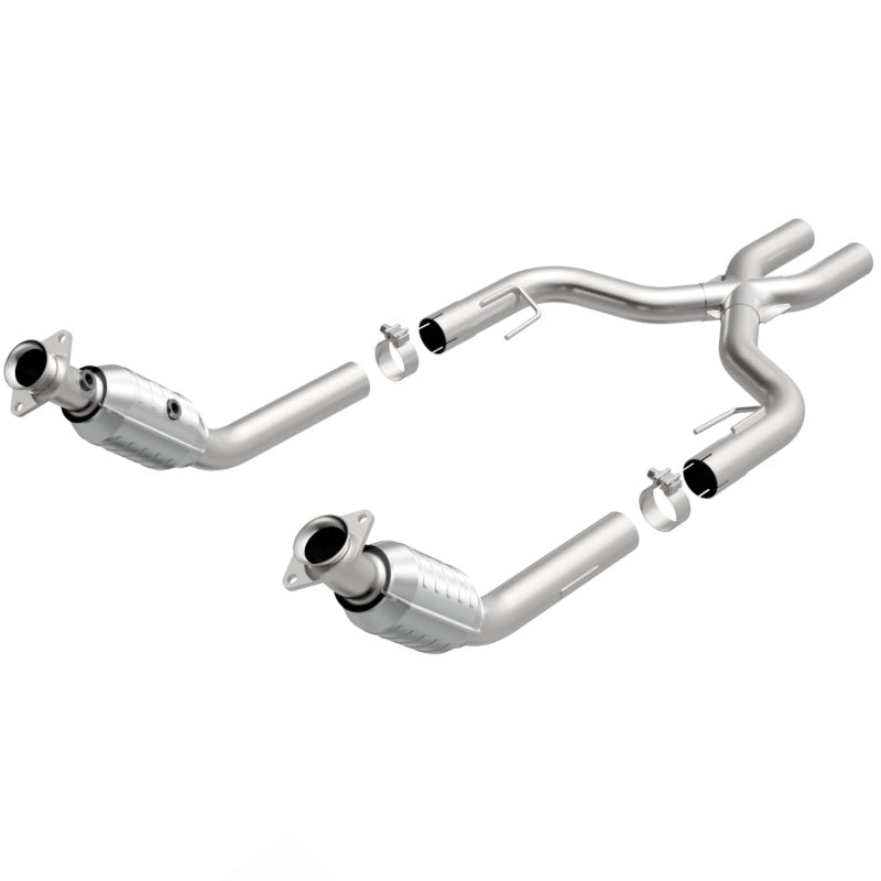 MagnaFlow Conv. DF Tru-X Assy 05 Mustang GT - Black Ops Auto Works