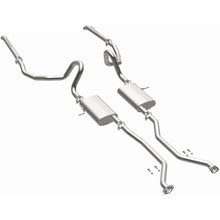 Load image into Gallery viewer, BRExhaust 106-0618 aluminized steel mufflers and mandrel-bent dual exhaust pipes reverse product view