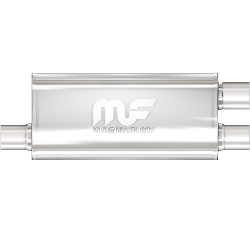 MagnaFlow 5x8-inch oval straight-through muffler satin finish