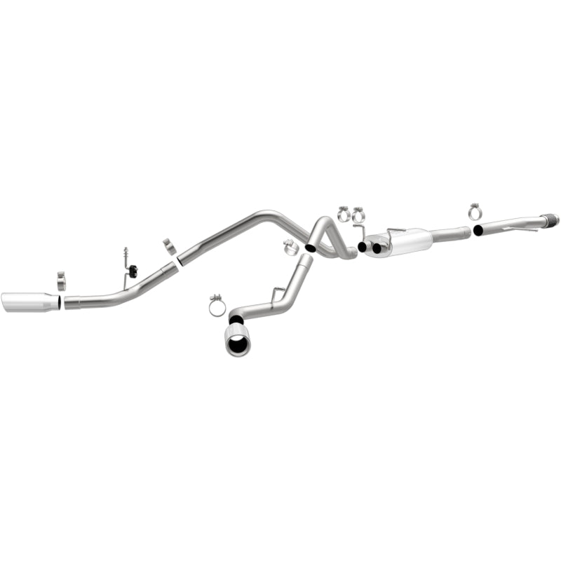 Magnaflow 14 Chev Silverado V8 5.3L CC/EC Cab Dual Split Behind Rear Tires Exit SS Cat Back Perf Exh - Magnaflow 15269